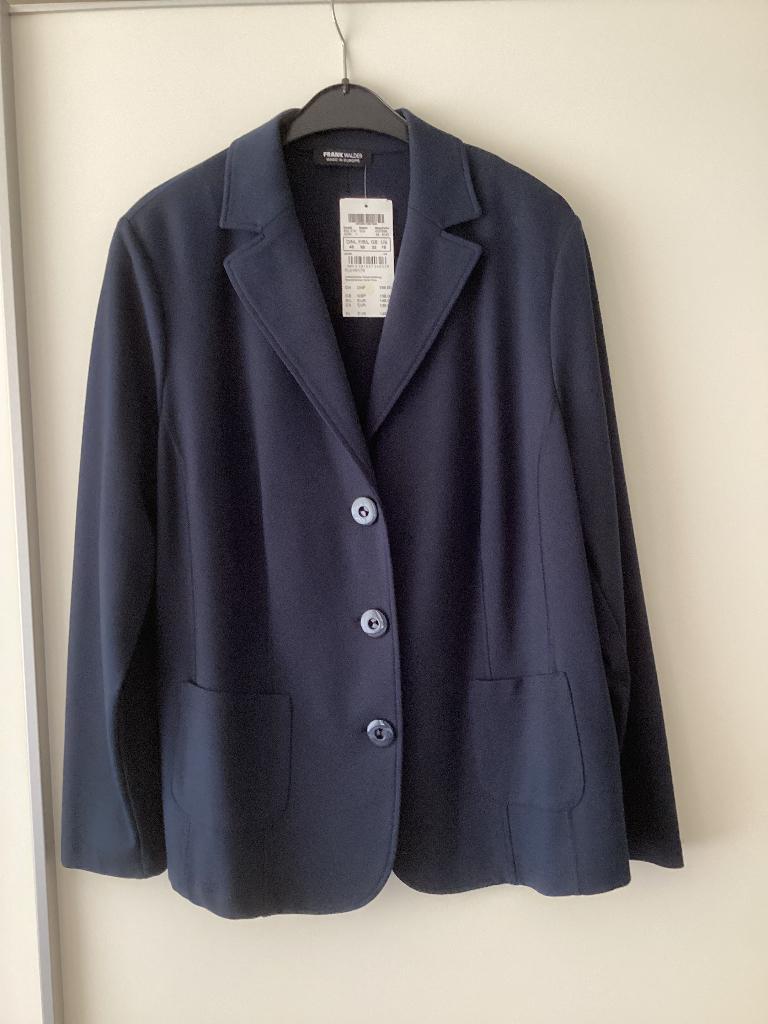 Mooie blazer, Frank Walder, maat 48, nieuw met prijskaartje, Blauw, Maat 46/48 (XL) of groter, Nieuw, Ophalen of Verzenden