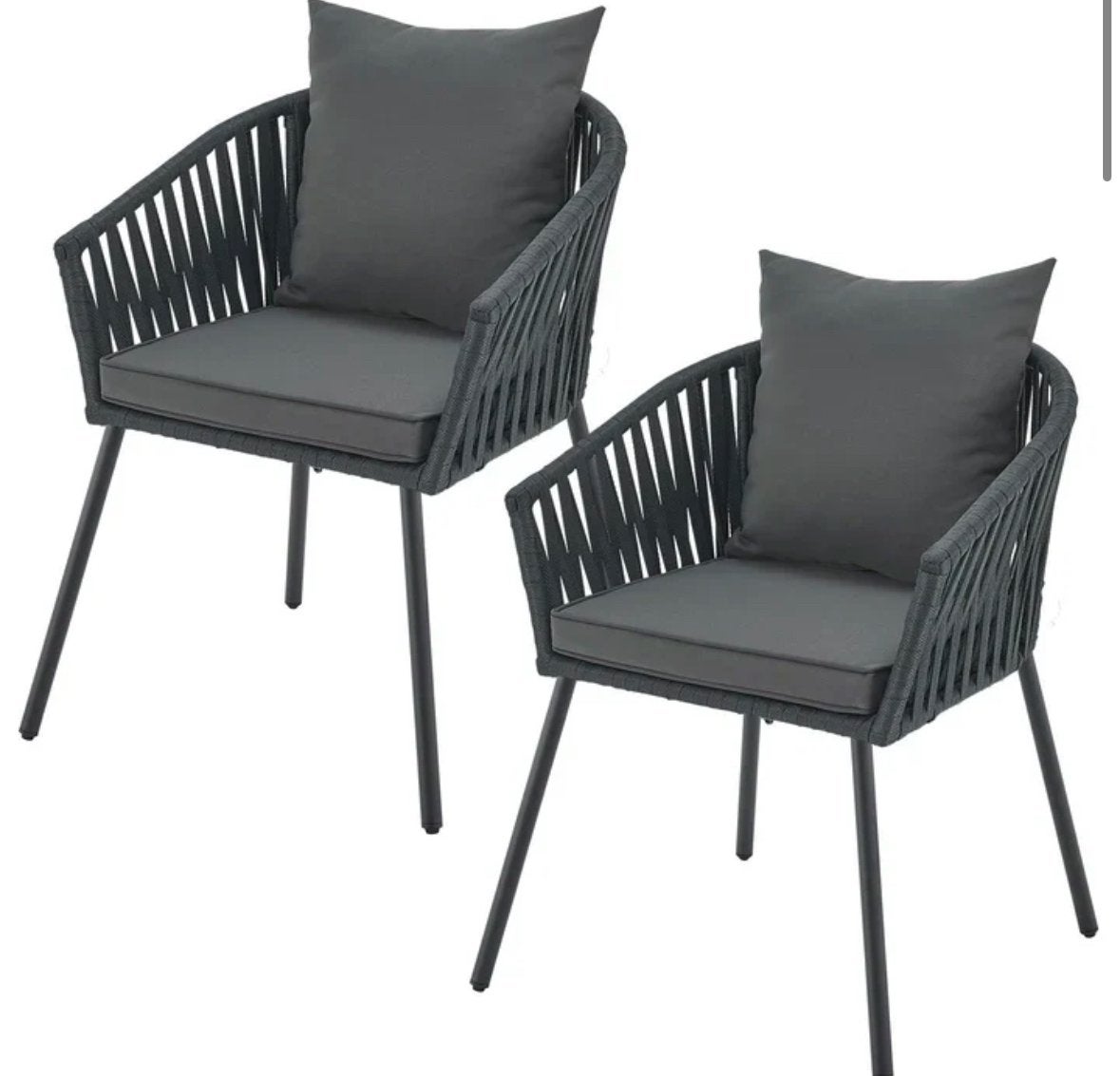 tuinstoelen | set van twee |JUSKYS | NIEUW!, Ophalen of Verzenden, Nieuw, Kunststof