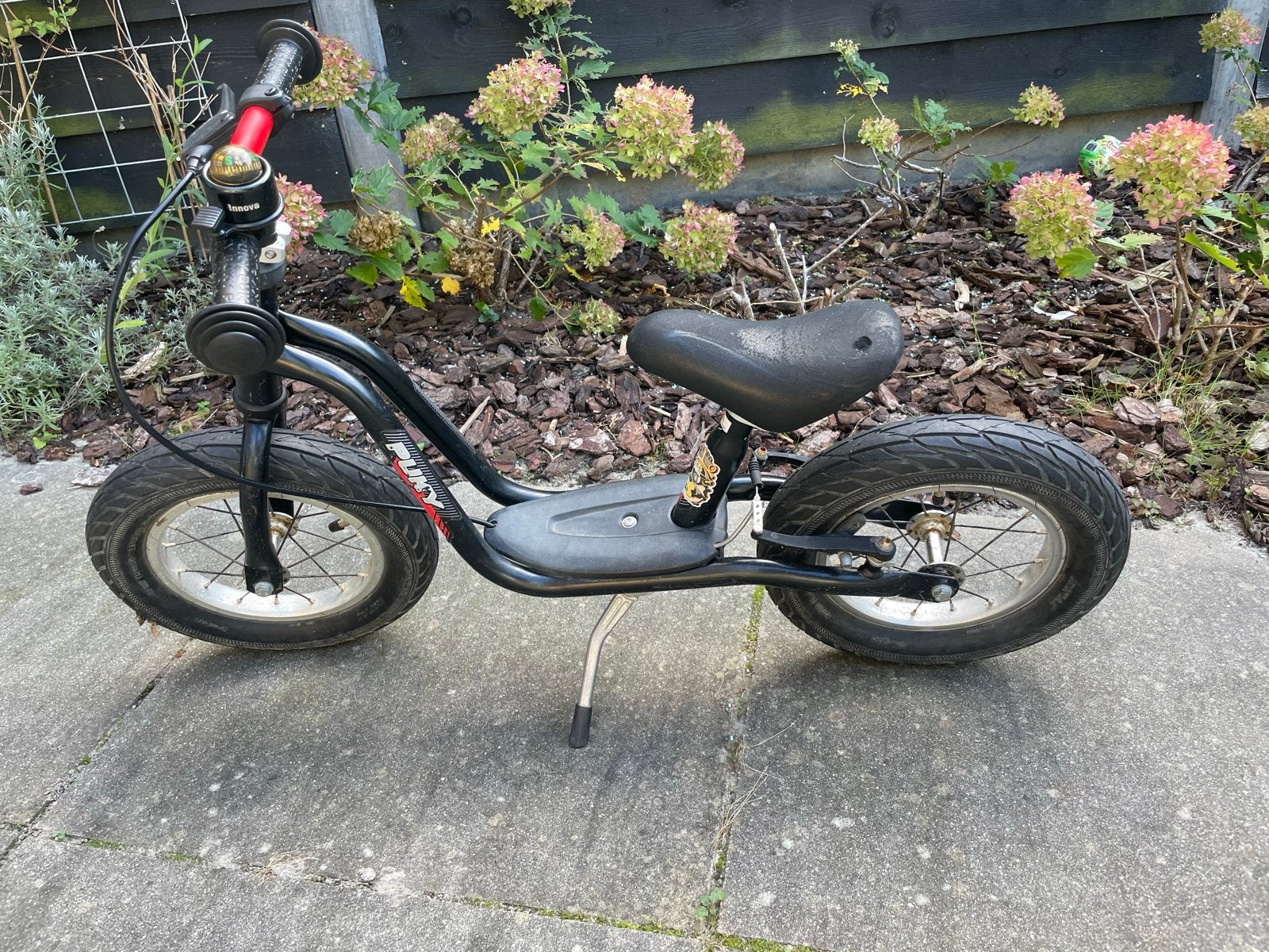 Puky Loopfiets XL - Zwart met rode accenten, Ophalen, Gebruikt, Loopfiets