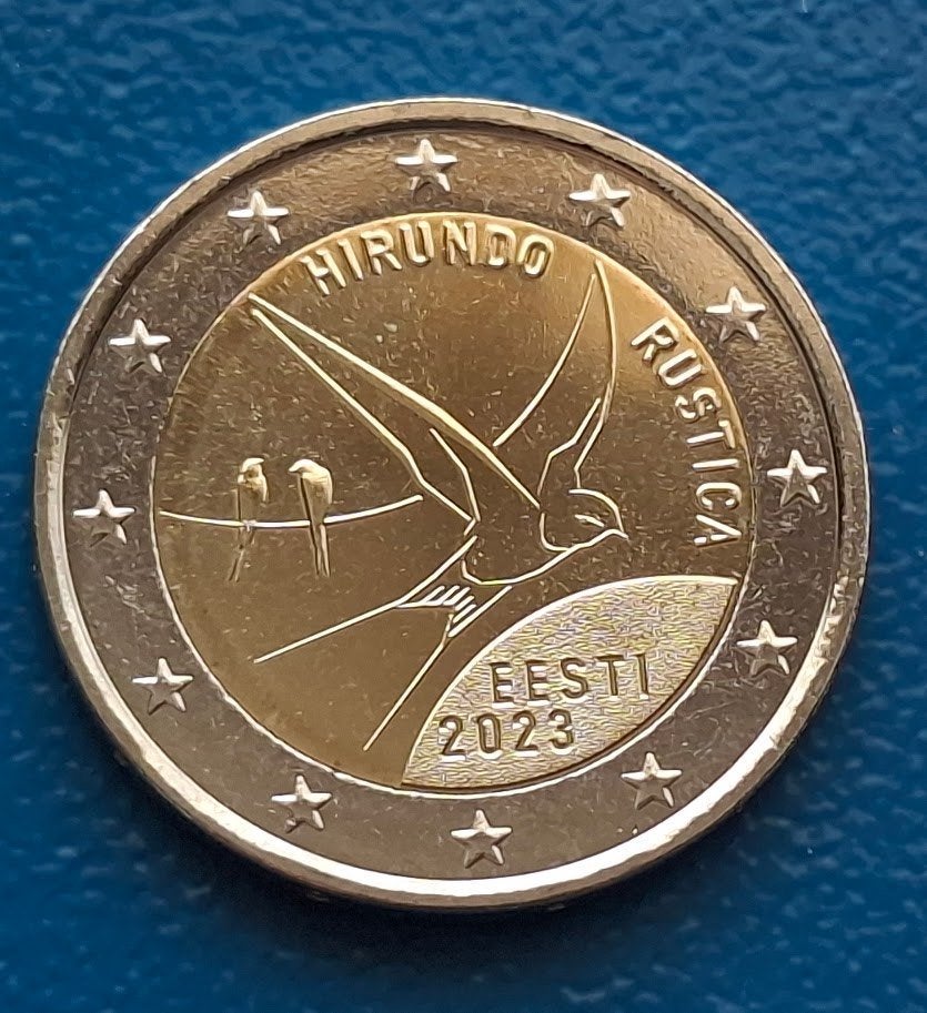 Estland 2 Euro "Zwaluw" - 2023, Postzegels en Munten, Munten | Europa | Euromunten, Verzenden, Estland, 2 euro, Losse munt