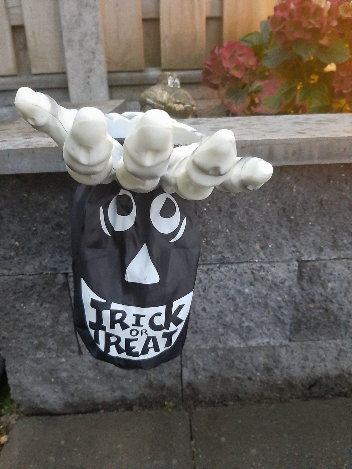 Trick or treat/HALLOWEEN HANDJE, Ophalen of Verzenden, Halloween of Griezel