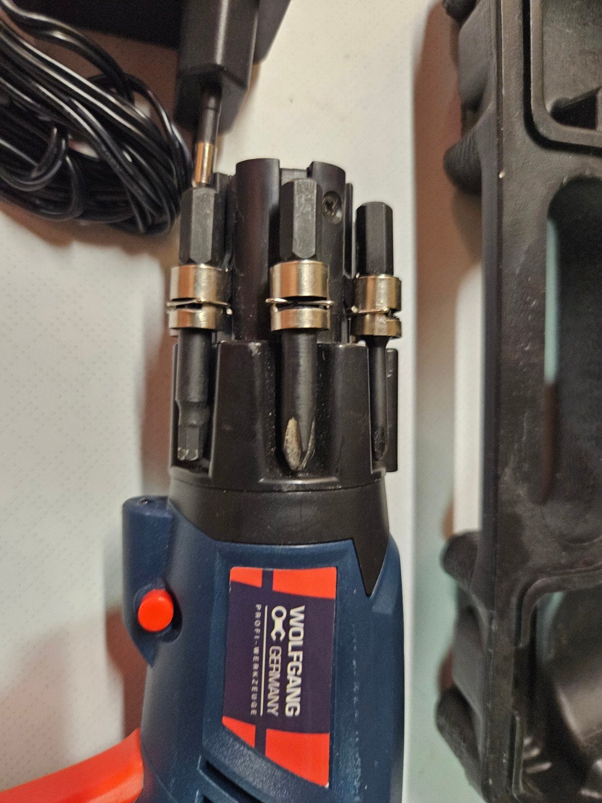 Wolfgang Germany Boor- en Schroefmachine met accessoires, Variabele snelheid, Ophalen of Verzenden, Minder dan 400 watt, Zo goed als nieuw