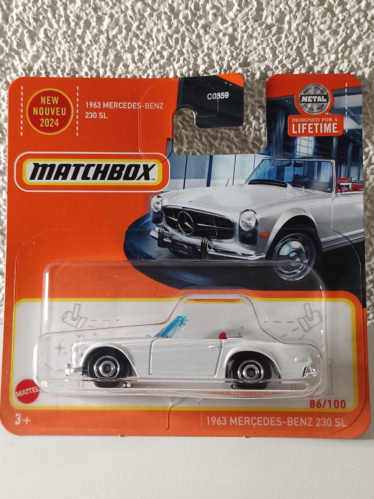 Matchbox 1963 Mercedes-Benz 230 SL - Nieuw 2024, Ophalen of Verzenden