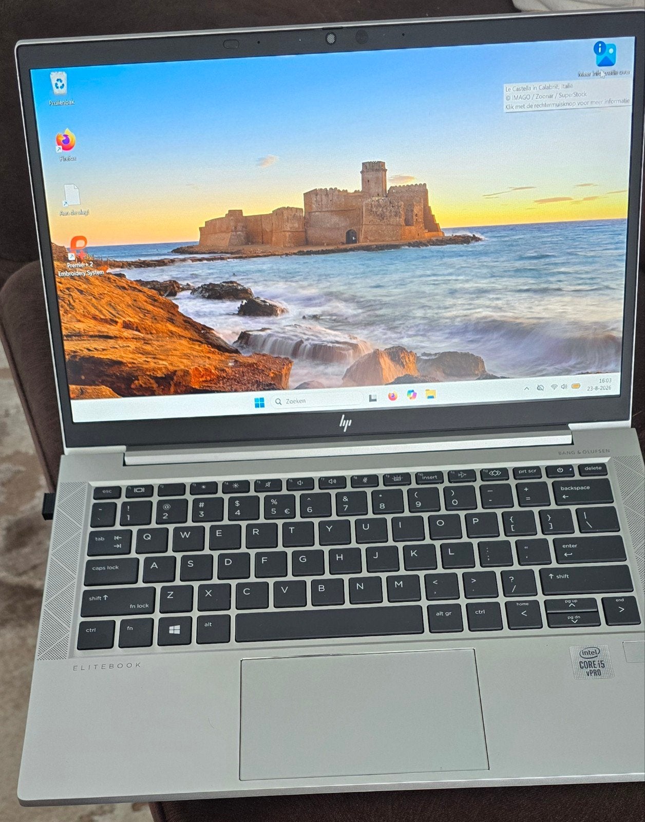 in zeer nette hp elitebook intel core I5, Ophalen, Qwerty, 8 GB, Minder dan 2 Ghz