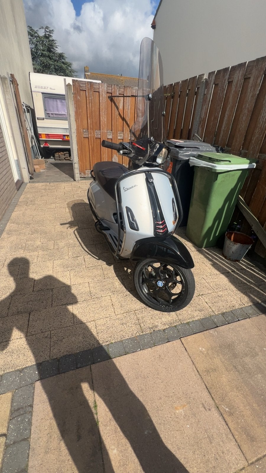 Vespa Sprint full option carbon, Ophalen, Gebruikt, Overige modellen, Maximaal 45 km/u
