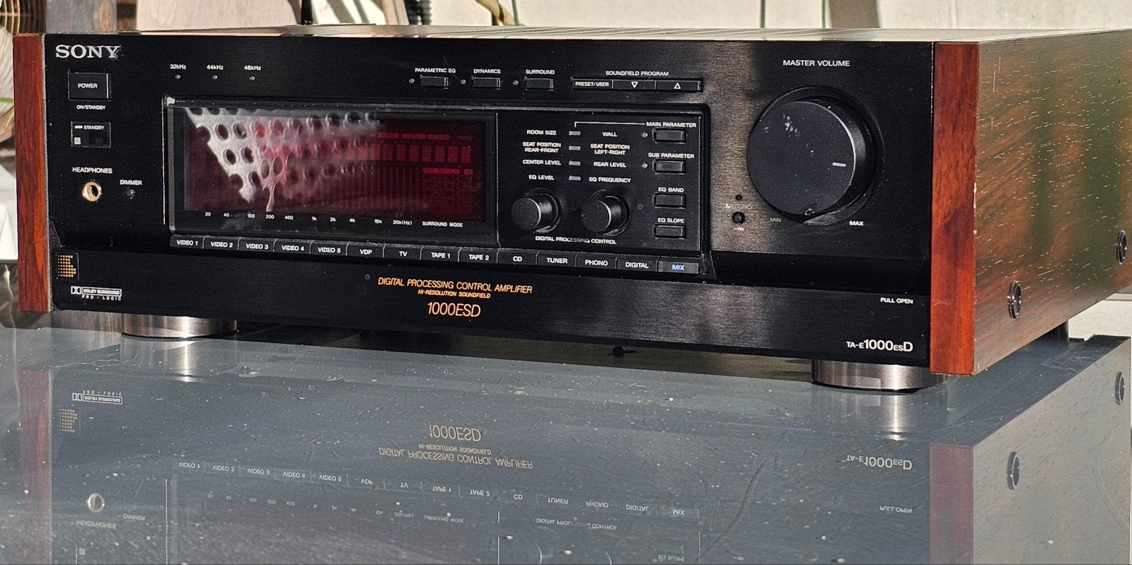SONY TA-E1000 ES D Digitale pre amp + AB,serviced+ garantie, SONY, Refurbished, Ophalen of Verzenden, Sony