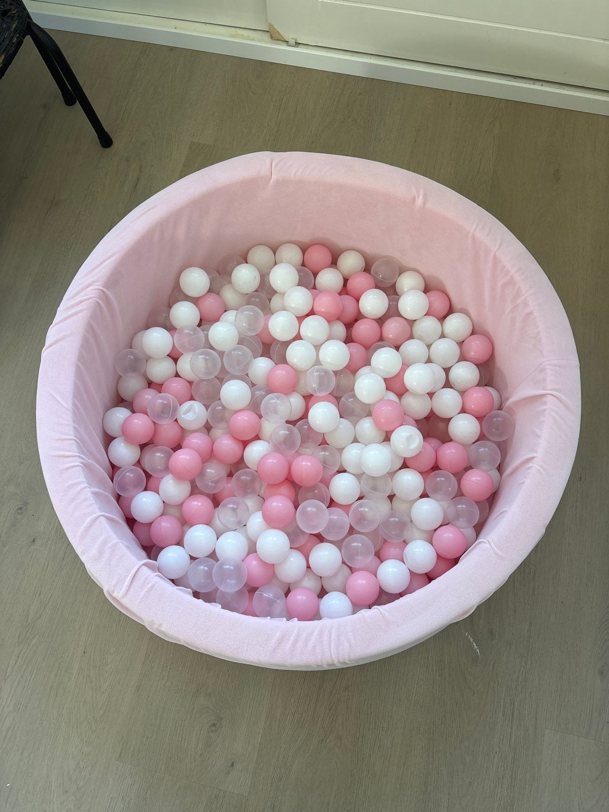Roze ballenbak met ballen - hoes gewassen, Ophalen, Zo goed als nieuw, Meisje