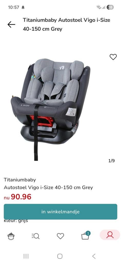 Auto stoel, Kinderen en Baby's, Autostoeltjes, Overige merken, Autogordel, 15 t/m 36 kg, Ophalen of Verzenden