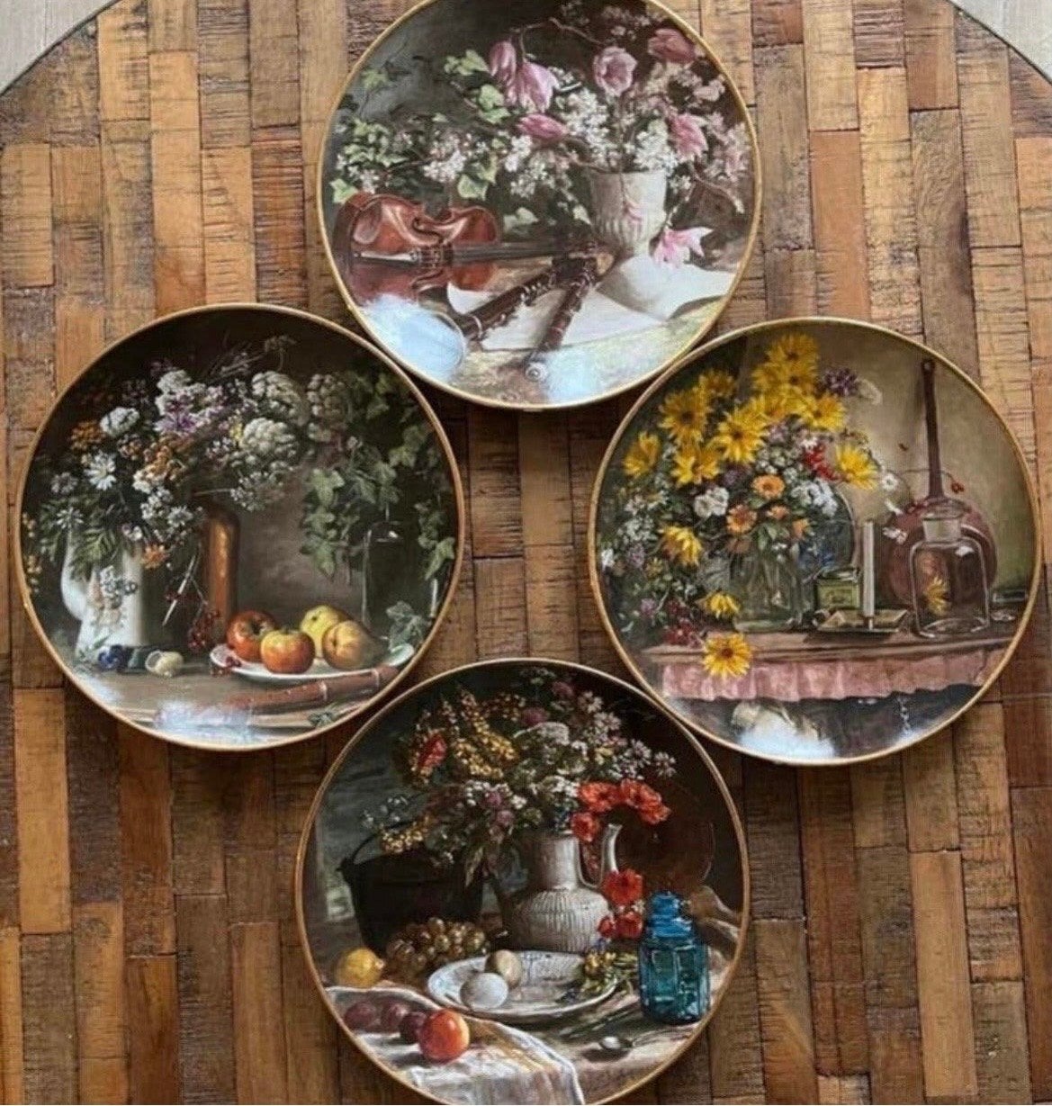 Set van 4 wandborden Kees van den Berg, Ophalen