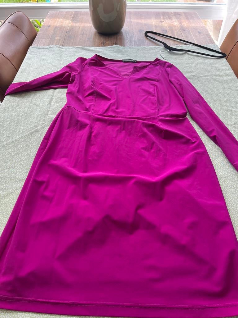 Studio Anneloes jurk fuchsia XL, Kleding | Dames, Maat 46/48 (XL) of groter, Ophalen of Verzenden, Zo goed als nieuw, Knielengte