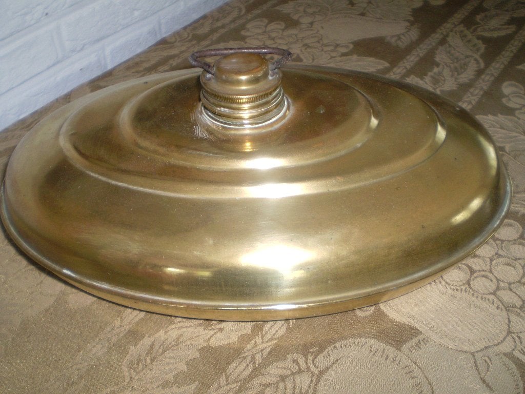 ANTIEKE KOPEREN OVALE KRUIK BEGIN 1900, Antiek en Kunst, Ophalen of Verzenden