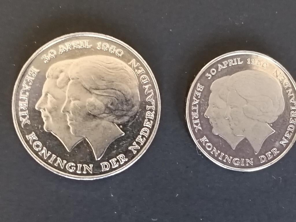 Nikkel rijksdaalder en gulden dubbele kop, Verzenden, Koningin Juliana, 2½ gulden