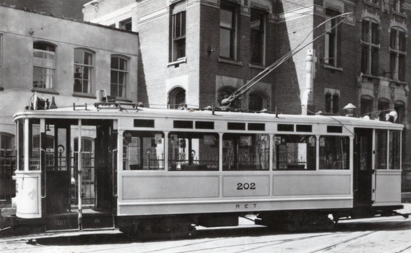 RET Mannenkoor Nr. 344 Tram, Verzamelen, Verzenden, 1920 tot 1940, Ongelopen, Zuid-Holland