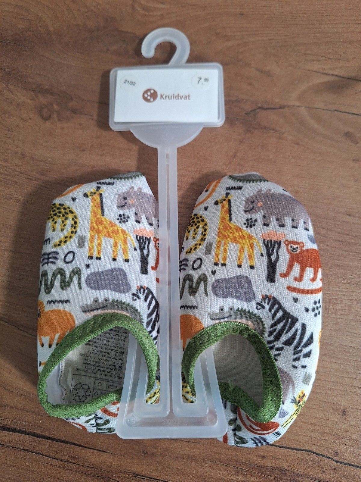Antislip zwemschoentjes met dierenprint - Maat 21/22, Ophalen