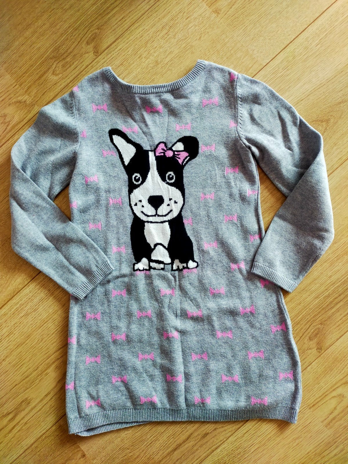 Izgs! Mooie gebreide jurk met hond van Dopodopo! Met 116, Gebruikt, Meisje, Ophalen of Verzenden, Dopodopo