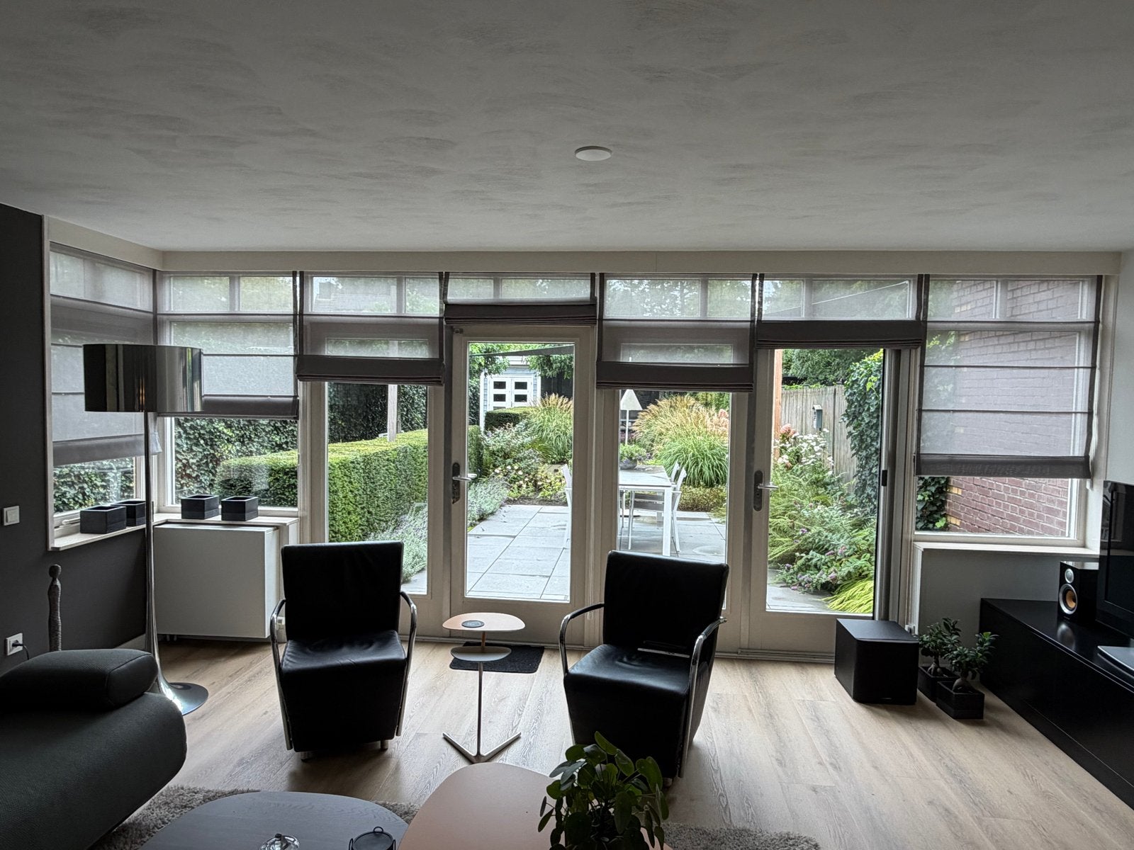 Inside Vouwgordijnen Taupe Linnenlook - Diverse Maten, Ophalen, Overige materialen, Overige merken, Bruin