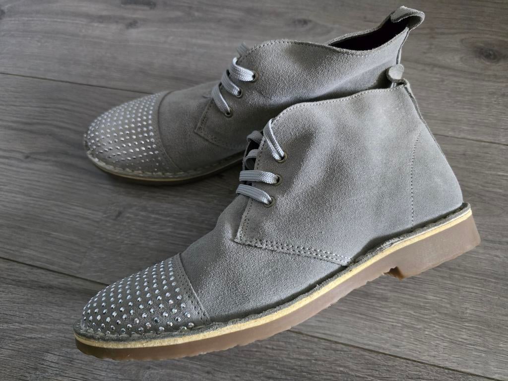 Grijs dames leren boots COX, maat 37, Nieuw (JM6), Ophalen of Verzenden, Nieuw, Overige kleuren, Boots
