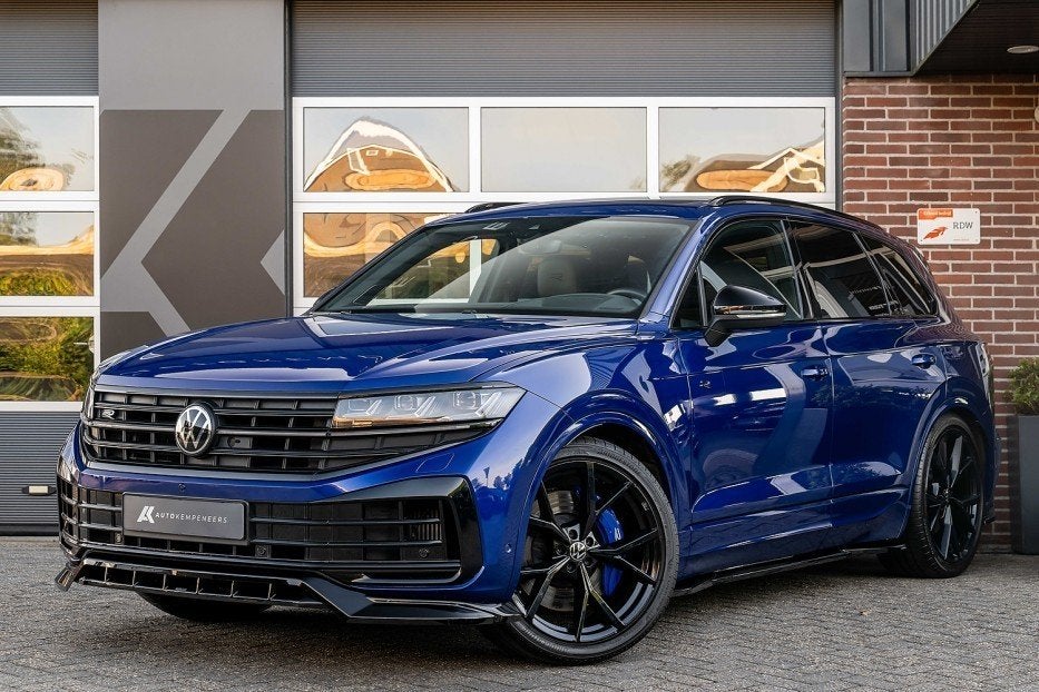 Volkswagen Touareg R eHybrid 4Motion | Panorama | Luchtverin, Auto's, Volkswagen, Gebruikt, 2995 cc, 462 pk, Blauw