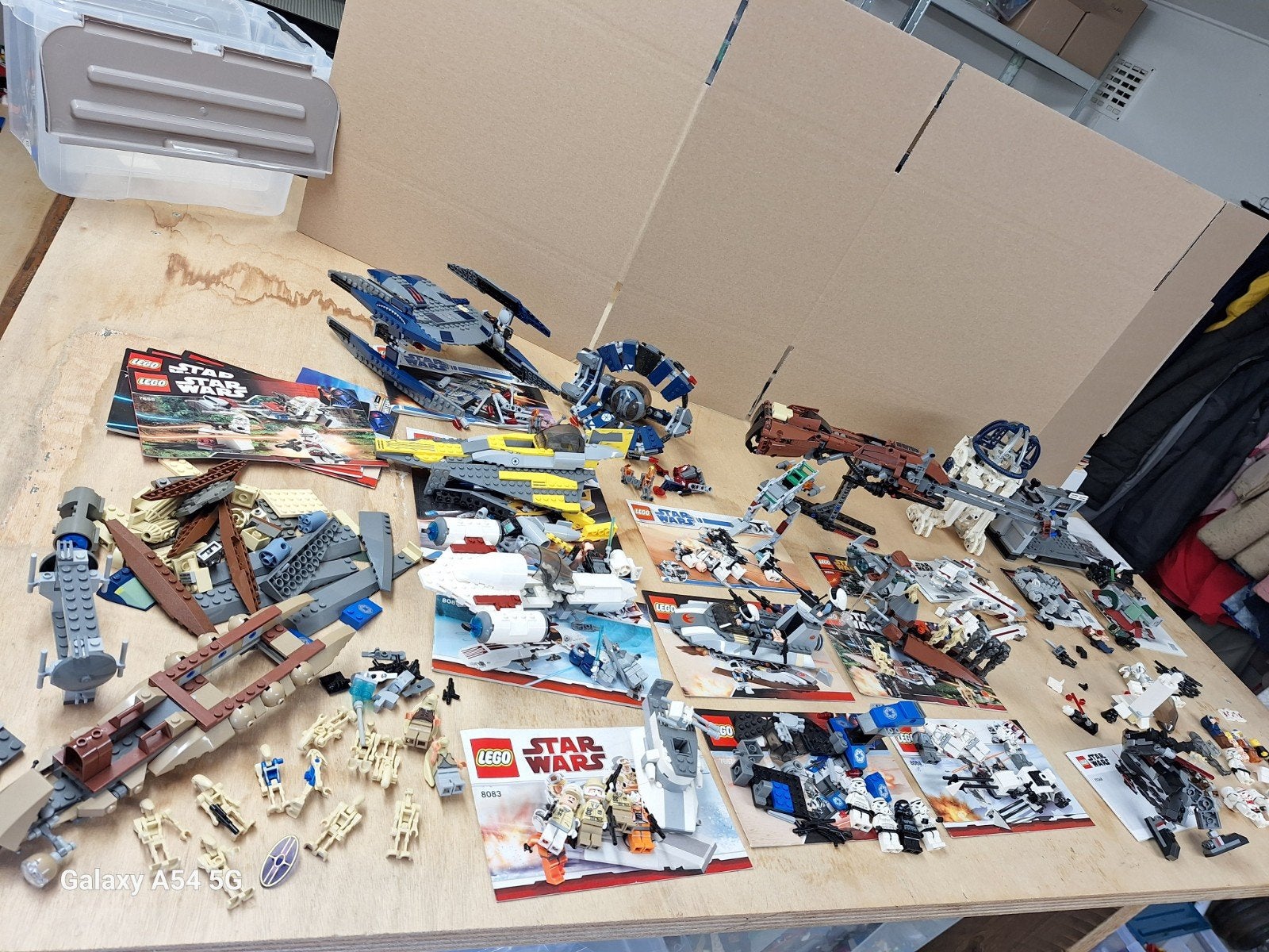Grote partij LEGO Star Wars sets en minifiguren, Gebruikt, Star Wars, Lego, Ophalen of Verzenden