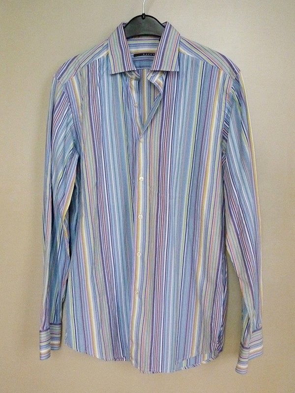 Xacus luxe overhemd, vrolijke kleurtjes, maat 39, Kleding | Heren, Overhemden, Zo goed als nieuw, Xacus, Meerkleurig, Halswijdte 39/40 (M)
