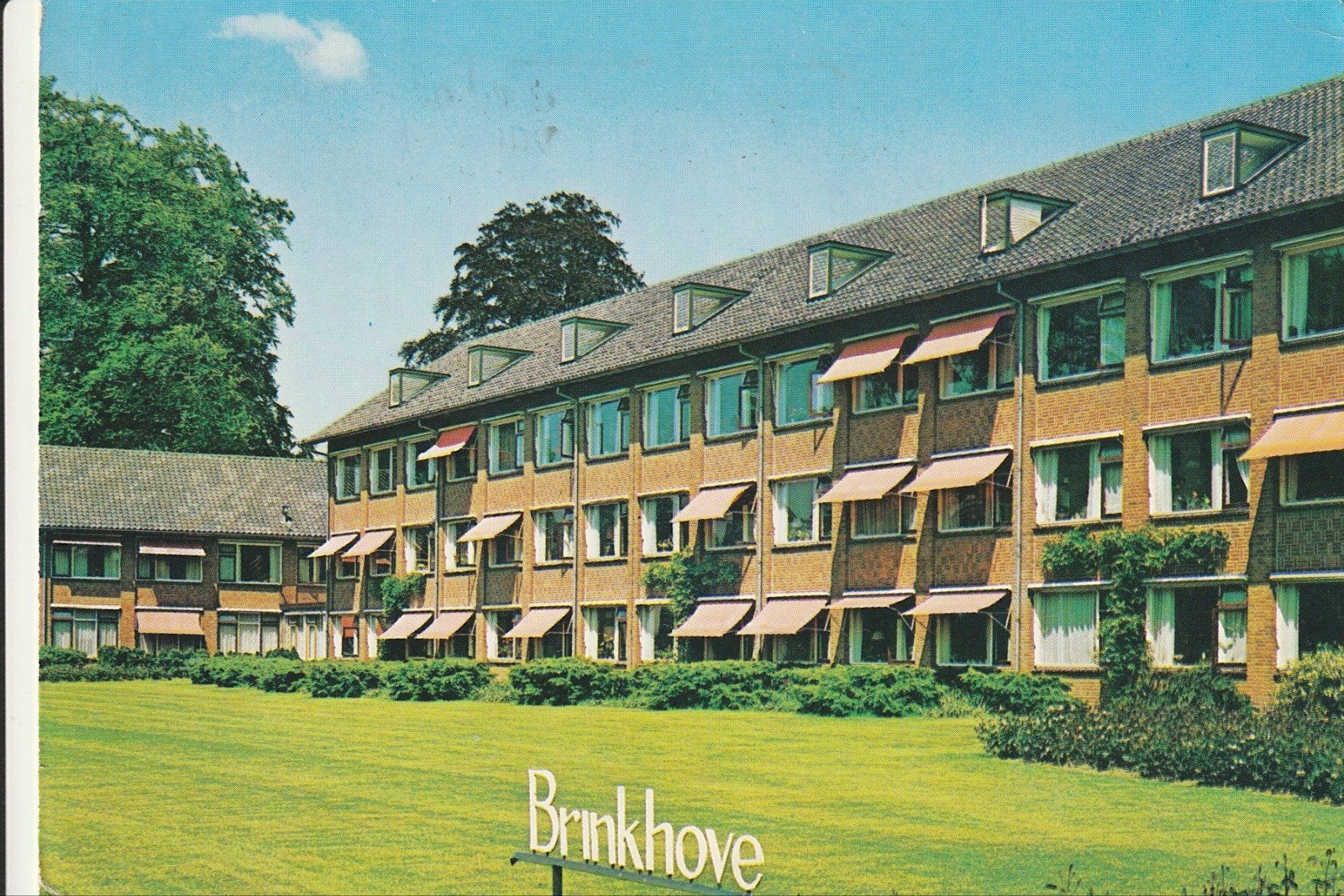 ZEIST BEJAARDENCENTRUM BRINKHOVE ZONNESCHERMEN 3 ETAGES, Ophalen of Verzenden, 1960 tot 1980, Gelopen, Utrecht