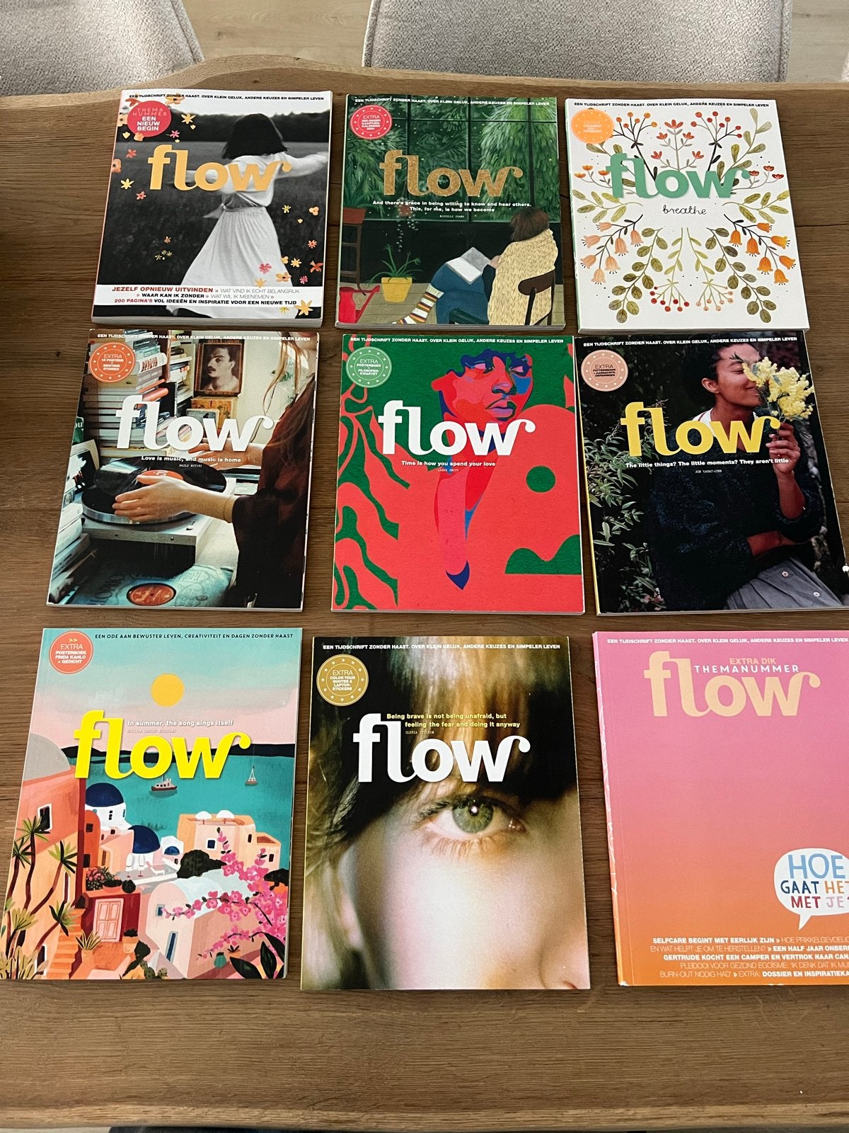 Flow tijdschriften - diverse edities, Ophalen of Verzenden, Gelezen, Overige typen