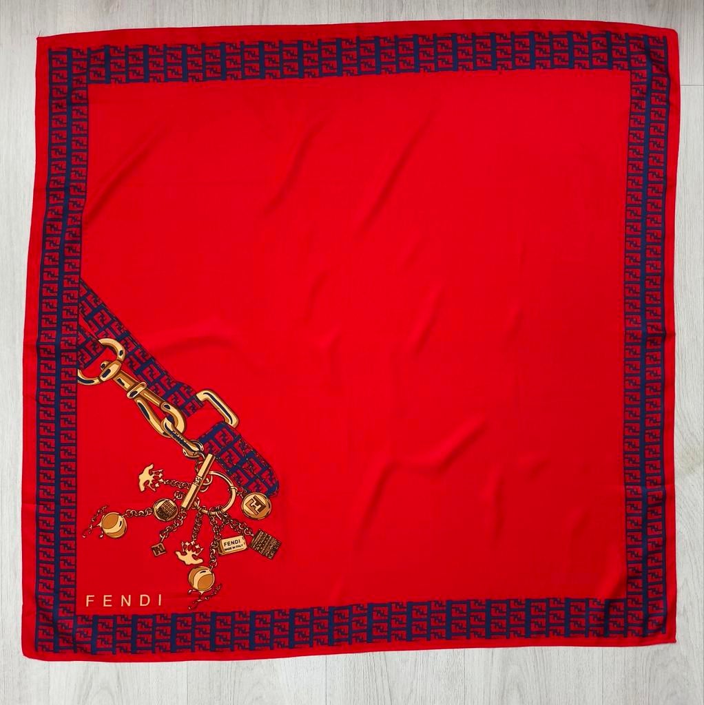 Zijden sjaal Fendi, Verzenden, Nieuw, Maat 46/48 (XL) of groter, Sjaal