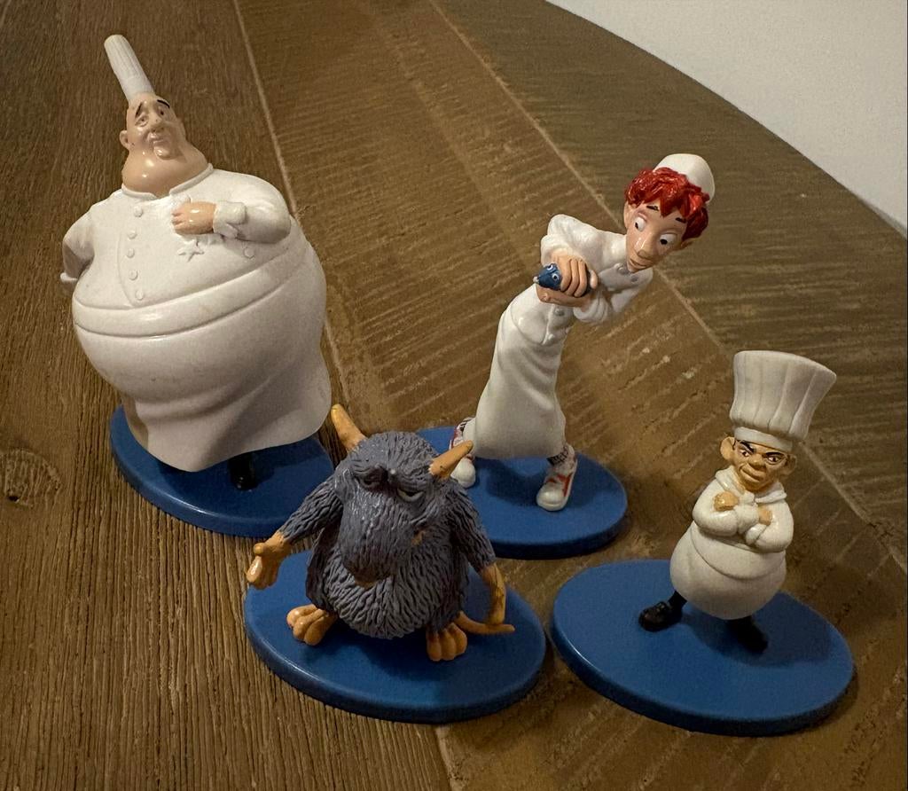 Ratatouille Figuren Set - Disney Pixar, Ophalen of Verzenden, Overige figuren, Zo goed als nieuw, Beeldje of Figuurtje