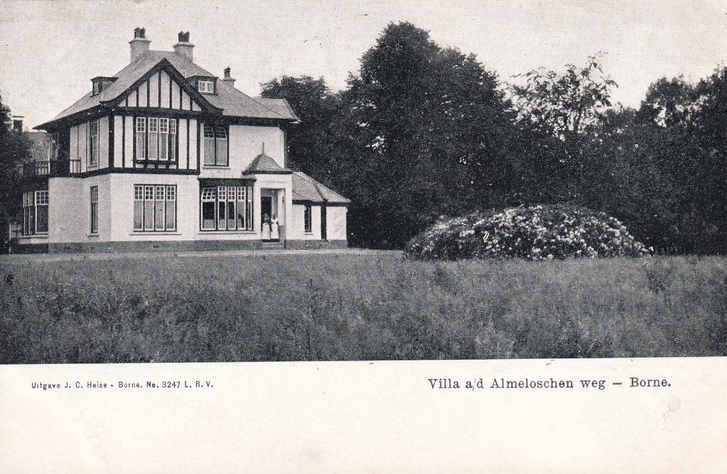 Borne, Villa, 1907., Verzenden, Voor 1920, Gelopen, Overijssel