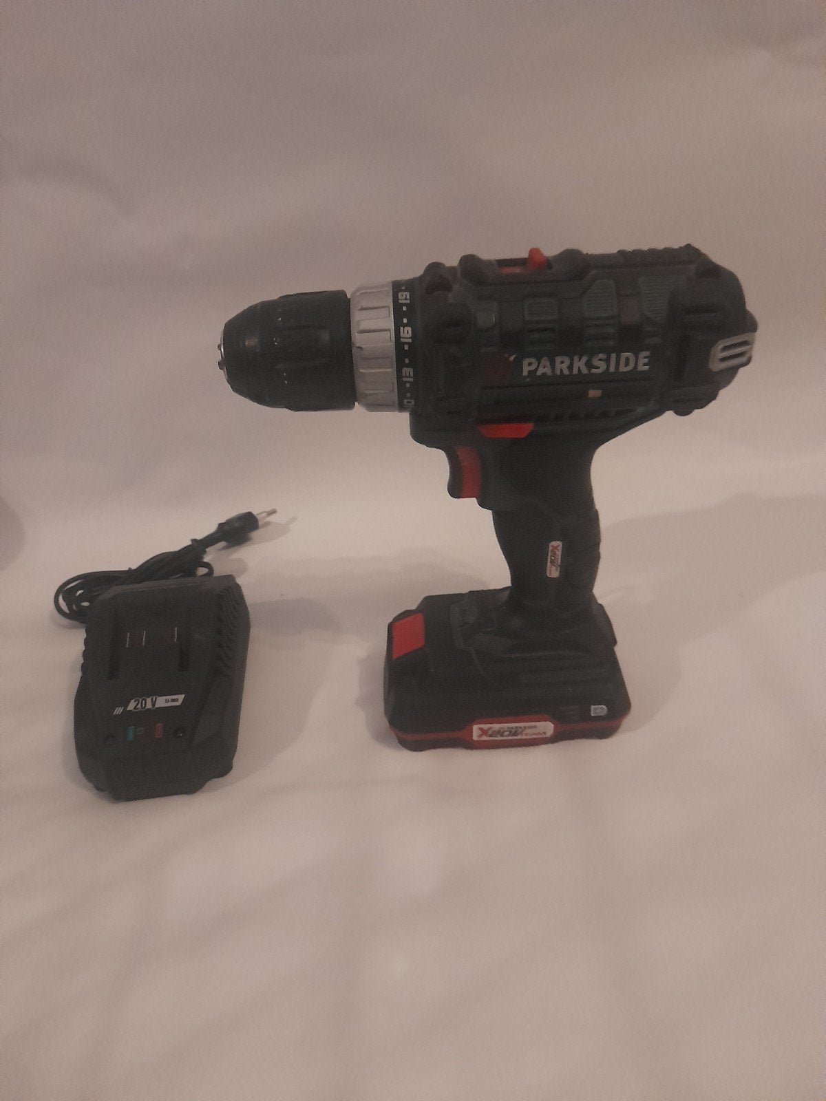 Parkside Accuboormachine 20V met Accu en Oplader, Doe-het-zelf en Verbouw, Variabele snelheid, Ophalen of Verzenden, Boor- en Schroefmachine