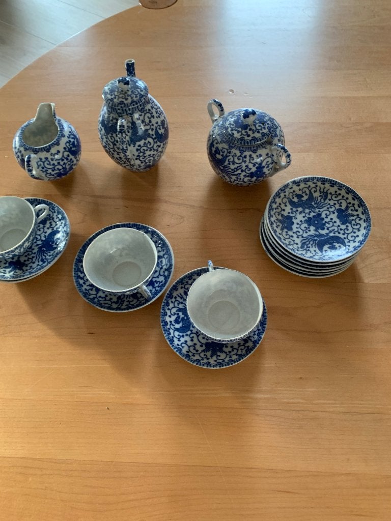 chinees theeservies, Ophalen