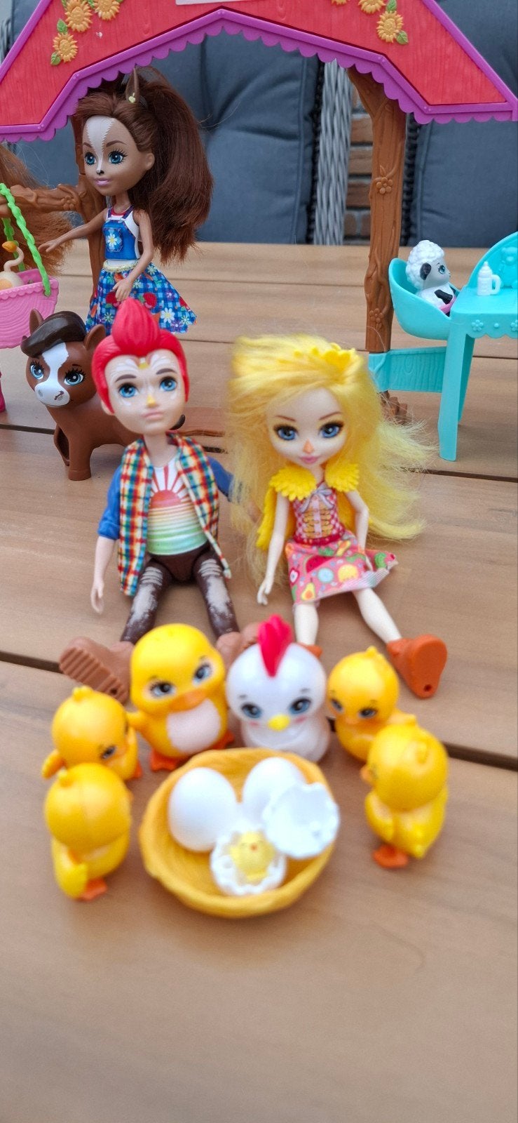 Enchantimals boerderij poppen en accessoires, Ophalen, Zo goed als nieuw, Overige typen