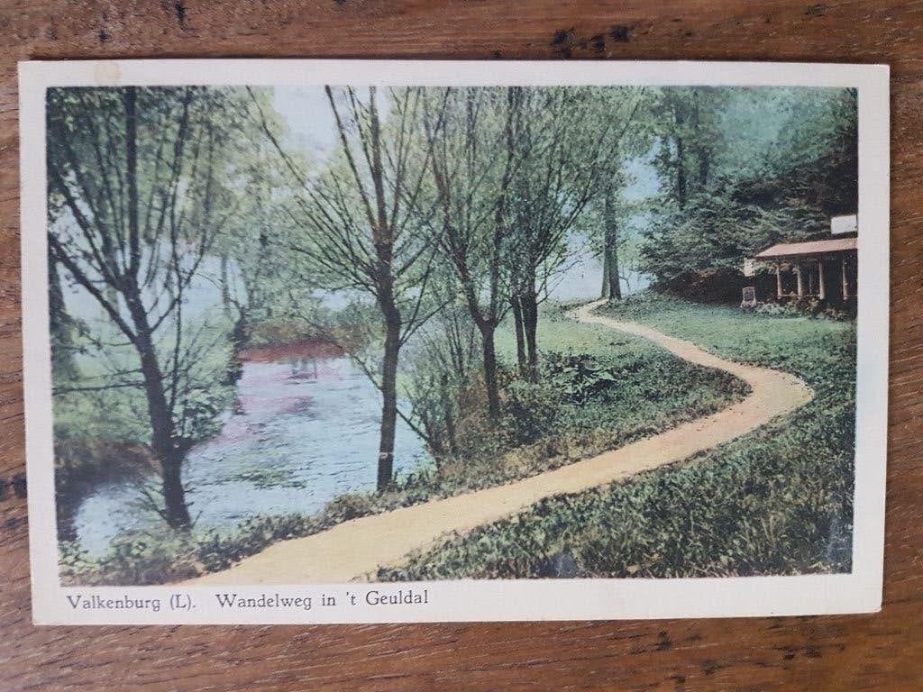 Ansichtkaart Valkenburg Wandelweg in 't Geuldal, Verzenden, 1940 tot 1960, Gelopen, Limburg