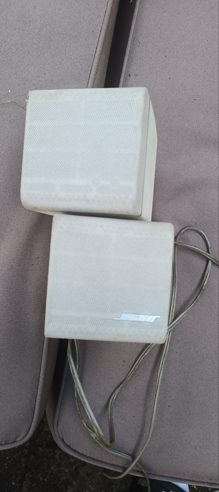 2x Dubbele Bose Speakers Wit