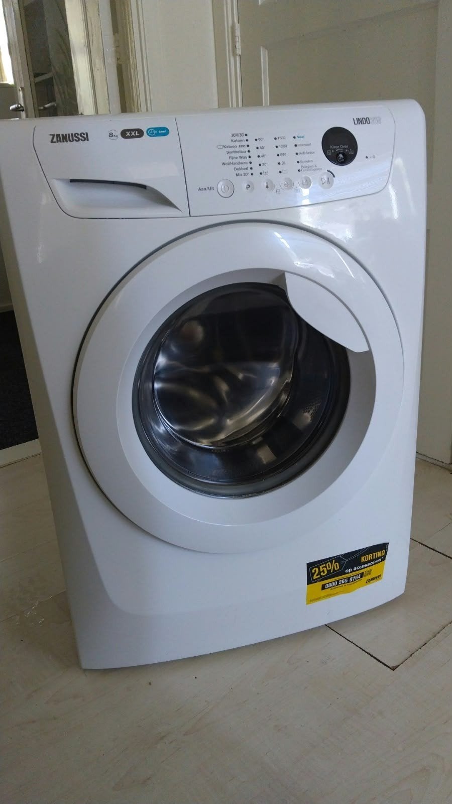 Zanussi XXL LINDO 300 Wasmachine, Witgoed en Apparatuur, Gebruikt, 8 tot 10 kg, Ophalen of Verzenden, 1600 toeren of meer