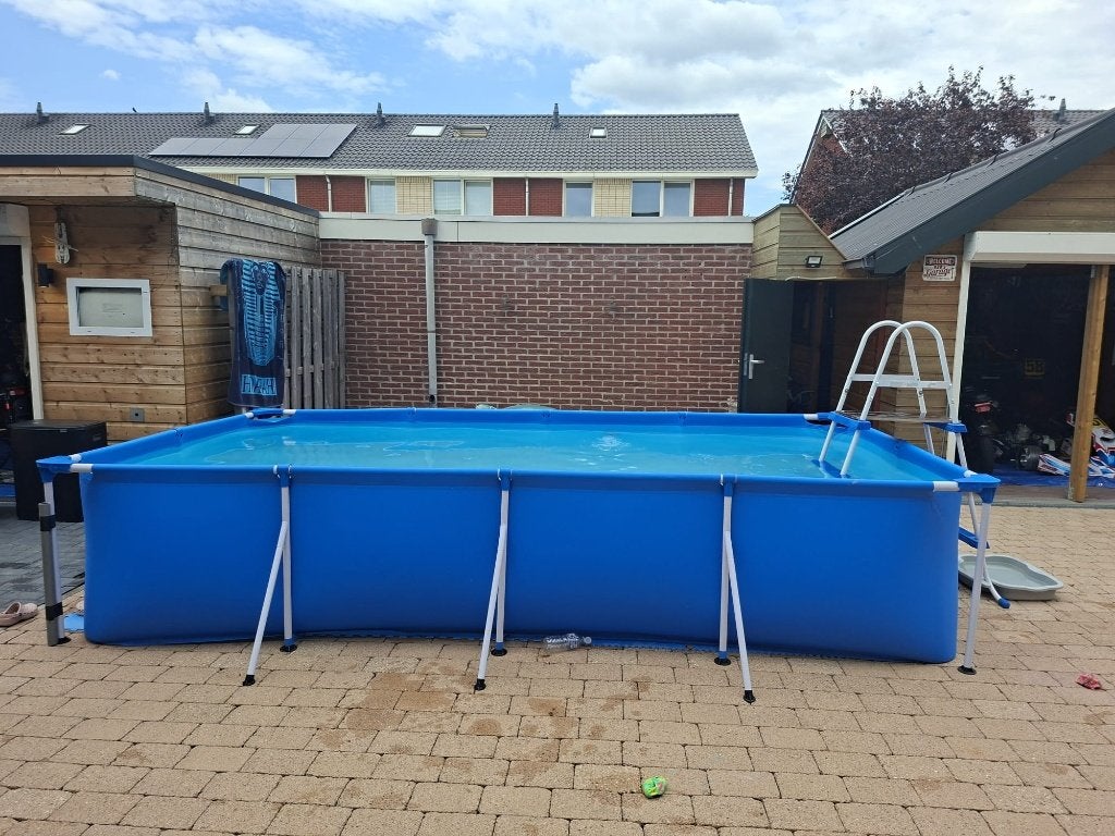 Zwembad bestway 4.00x2.00 met pomp, Tuin en Terras, Ophalen, 200 tot 300 cm, 80 tot 120 cm, Zo goed als nieuw