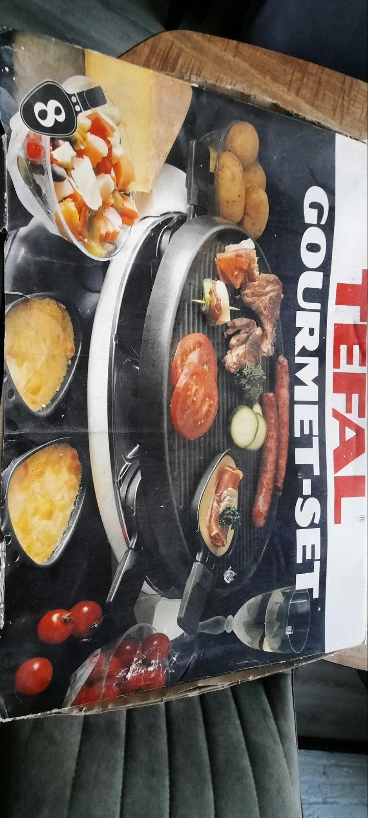 Tefal gourmet set 8 persoons, Ophalen, Zo goed als nieuw, 8 personen of meer