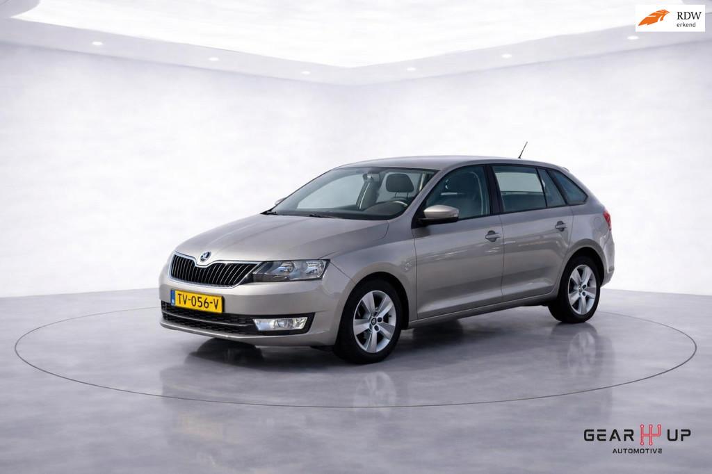 Skoda Rapid Spaceback 1.2 TSI Drive AIRCO|NAVI|LICHTMETAAL|, Gebruikt, Euro 6, 49 €/maand, Geel