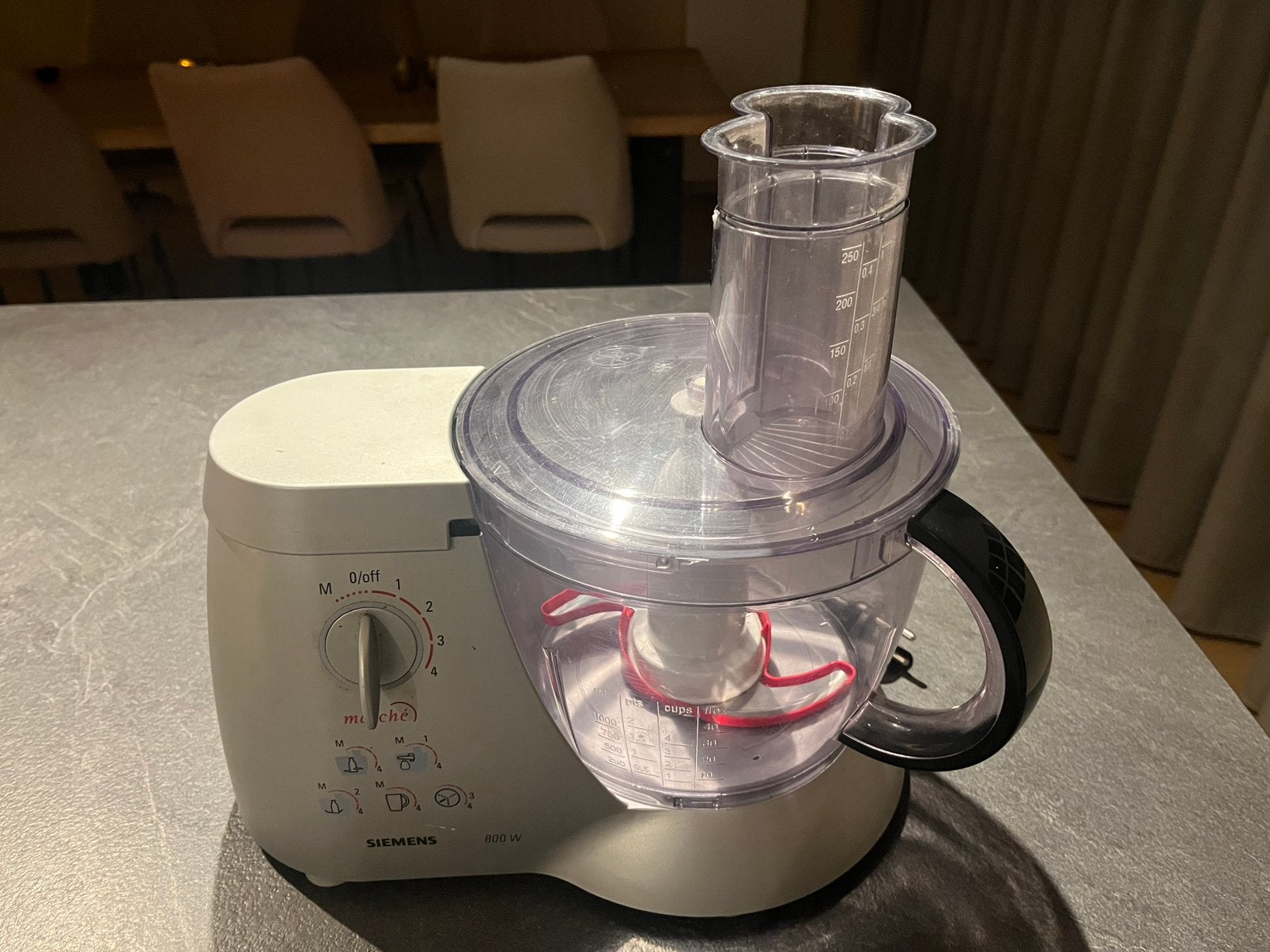 Siemens keukenmachine met Blender, Ophalen, Zo goed als nieuw, 3 snelheden of meer