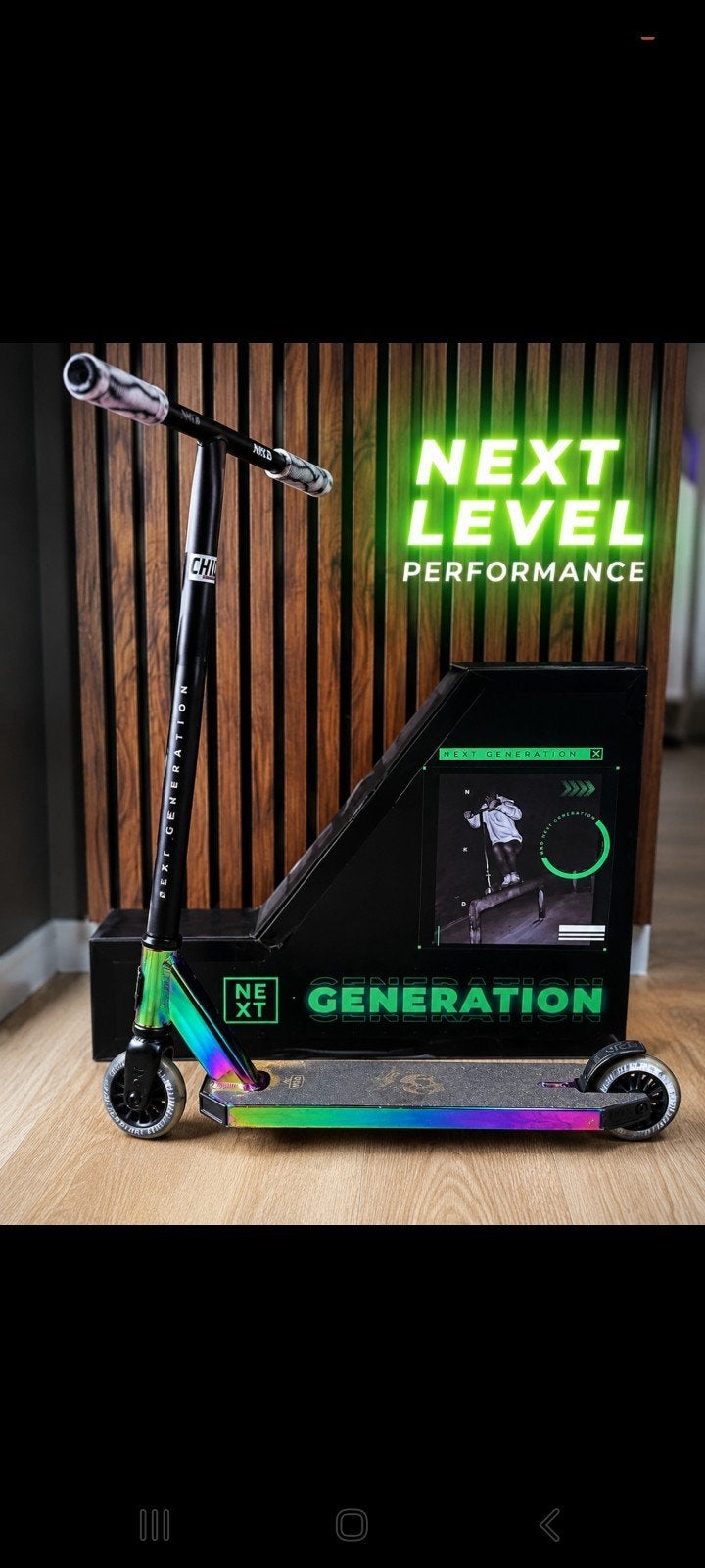 NKD Next Generation stuntstep – slechts 2 maanden gebruikt, Fietsen en Brommers, Steps, Ophalen of Verzenden, Zo goed als nieuw