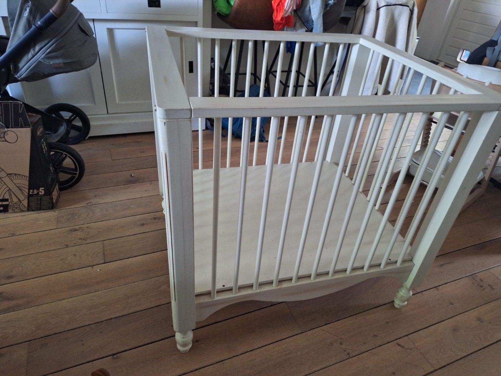 Bopita box - Wit/Naturel, Kinderen en Baby's, Babywiegjes en Ledikanten, Ophalen, Gebruikt, Ledikant
