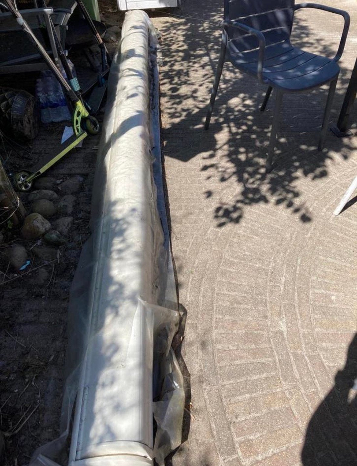 Electrisch zonnescherm, Ophalen, Gebruikt, Elektrisch, 150 tot 300 cm