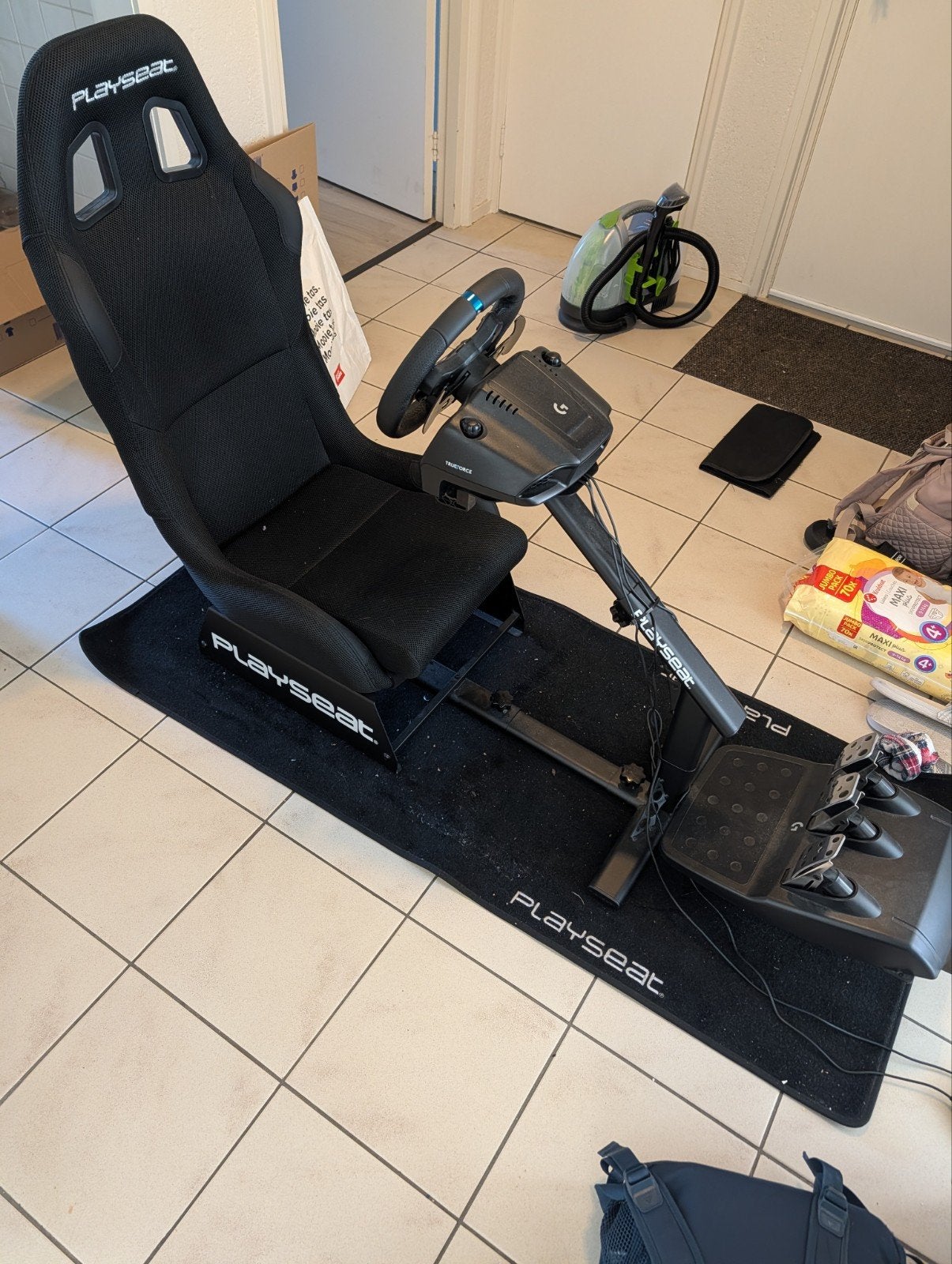 Complete Logitech G923 Sim Racing Setup (Xbox/PC) + Playseat, Racestuur, RGB verlichting, Xbox, Ophalen of Verzenden