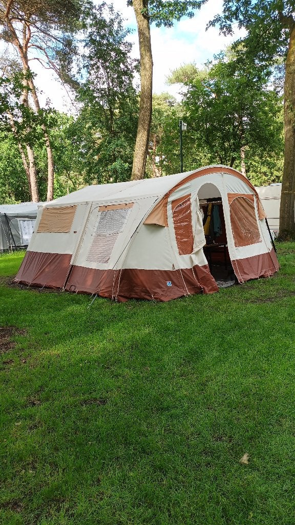 Mooie vouwwagen, Caravans en Kamperen, Vouwwagens, Ophalen, Beige, Aanwezig, Meer dan 6