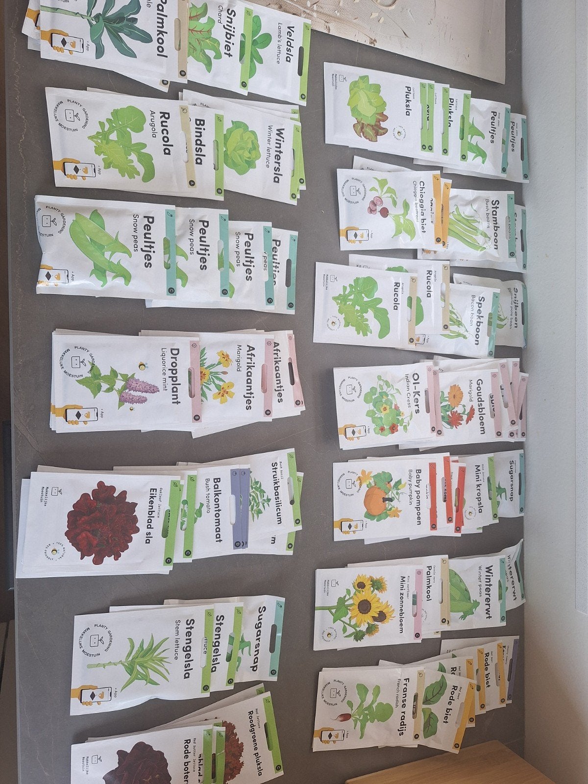 Diverse Zadenpakket voor Moestun., Ophalen, Voorjaar, Volle zon, Zaad