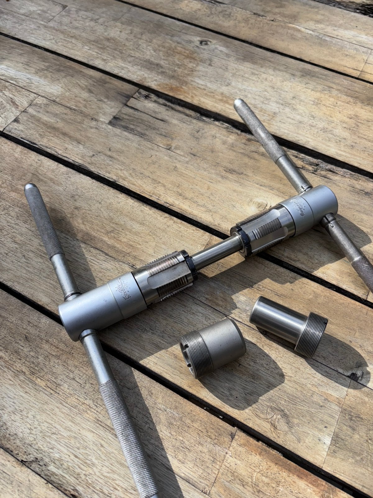 Vintage Campagnolo frees en tap gereedschap Engelse draad, Ophalen of Verzenden, Zo goed als nieuw, Crankstelgereedschap