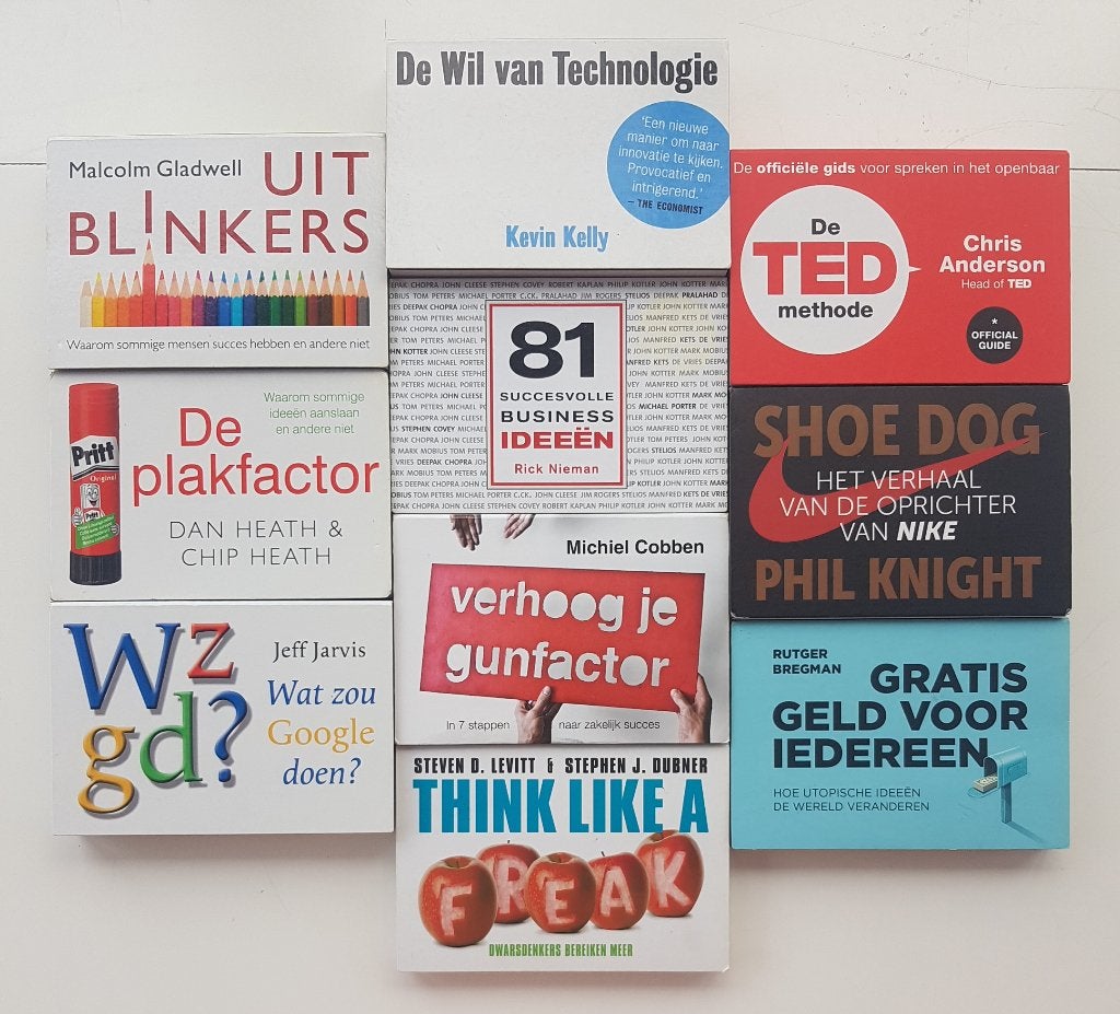 10x Dwarsligger Business, Management, Technologie, Geld, Ophalen of Verzenden