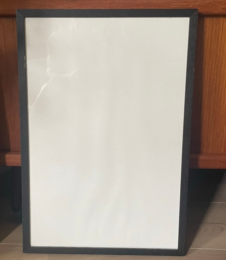 Barth wissellijst 40 x 60 zwart hout met ophangsysteem, Ophalen, Zo goed als nieuw