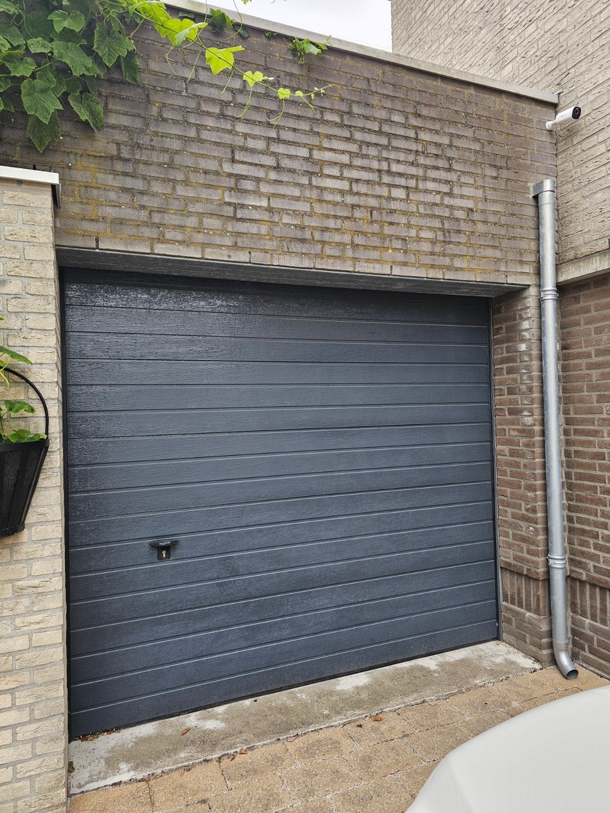 Elektrische Garagedeur/Roldeur Novoferm antraciet, Ophalen, Gebruikt