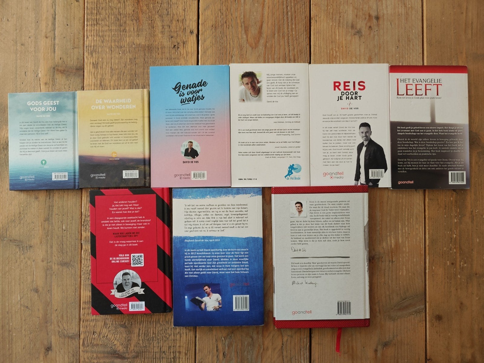 9 Boeken van David de Vos., Ophalen of Verzenden, Zo goed als nieuw